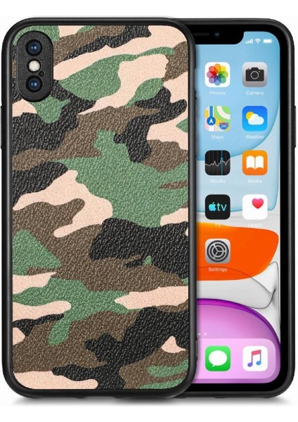 IPhone Xs Max Camo Tasarım Hafif Anti Damla Kablosuz Özgürlük (Yurt Dışından)