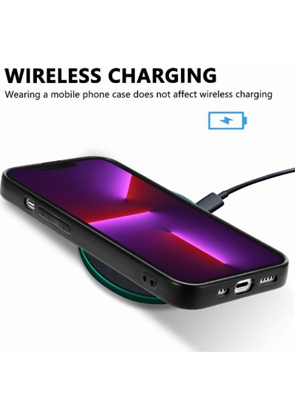IPhone 13 Için Kılıf Pro Kablosuz Şarj Özgürlüğü Hafif Camo Tasarım (Yurt Dışından)