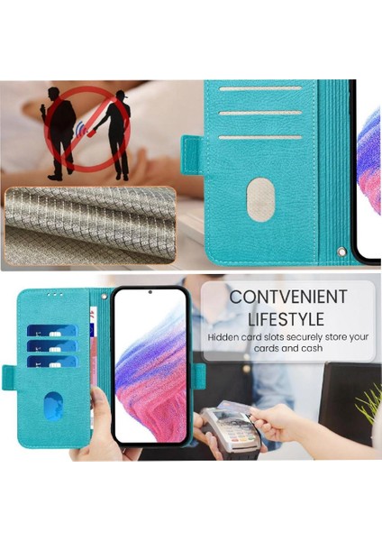Kredi Kartı ile Realme Narzo 50 5g Pu Deri Manyetik Cüzdan Için Kılıf (Yurt Dışından)