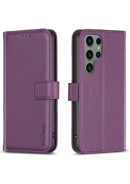 Samsung Galaxy S23 Ultra Deri Kılıf Cüzdan Çoklu Kart Yuvası Için Flip Case (Yurt Dışından)