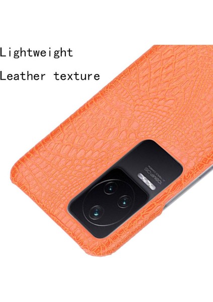 Xiaomi Poco F4 Gt Anti Scratch Klasik Timsah Için Şık Klasik Durumda (Yurt Dışından)