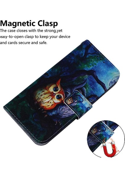 Samsung Galaxy A13 4g Manyetik Kapatma Cüzdan Boyalı Kart Için Flip Case (Yurt Dışından) modelleri