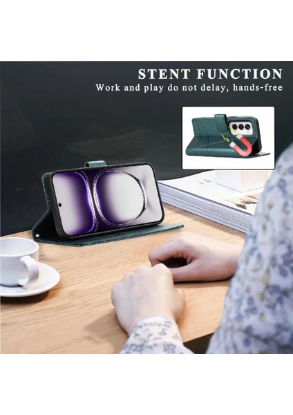 Oppo Oppo 12 5g Için Flip Case Kickstand Üç Kart Yuvaları Şok Emici (Yurt Dışından) indirimleri