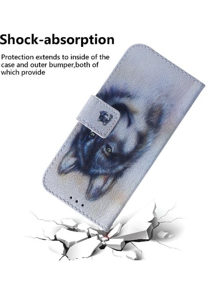 IPhone 15 Pro Max Pu Deri Manyetik Kapatma Kart Yuvaları Için Flip Case (Yurt Dışından)