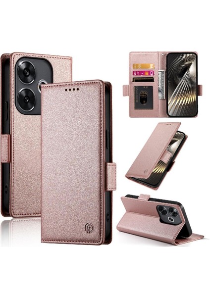 Xiaomi Redmi Turbo 3 Flip Iş Cüzdan Kart Yuvaları Için Flip Case Günlük (Yurt Dışından)