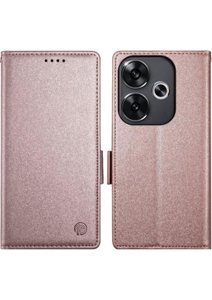 Xiaomi Redmi Turbo 3 Flip Iş Cüzdan Kart Yuvaları Için Flip Case Günlük (Yurt Dışından)