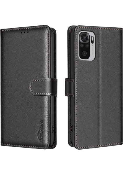 Xiaomi Redmi Not 10 Için Flip Case 4g Pu Deri Kart Tutucu Kickstand (Yurt Dışından) indirimleri