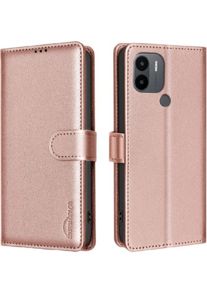 Xiaomi Redmi A2 Için Flip Case Cüzdan Manyetik Kart Tutucu Kickstand Pu (Yurt Dışından)