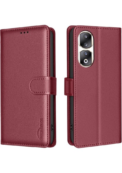 Onur 90 Pro Için Flip Case Pu Deri Cüzdan Manyetik Kart Tutucu Rfıd (Yurt Dışından)