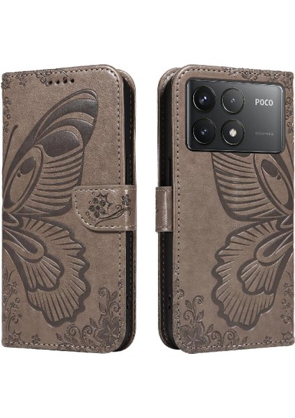Kredi Kartı Yuvası ile Xiaomi Redmi K70 Yüksek Kaliteli Deri Için Flip Case (Yurt Dışından)