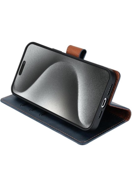 IPhone 15 Için Flip Case Pro Max Manyetik Kapatma Çift Katmanlı Koruma (Yurt Dışından)