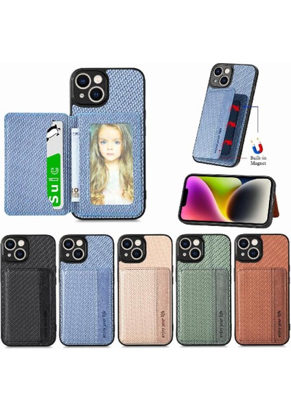 IPhone 14 Için Kılıf Rfıd Engelleme Manyetik Kart Tutucu Standı Fonksiyonu (Yurt Dışından) fiyatları