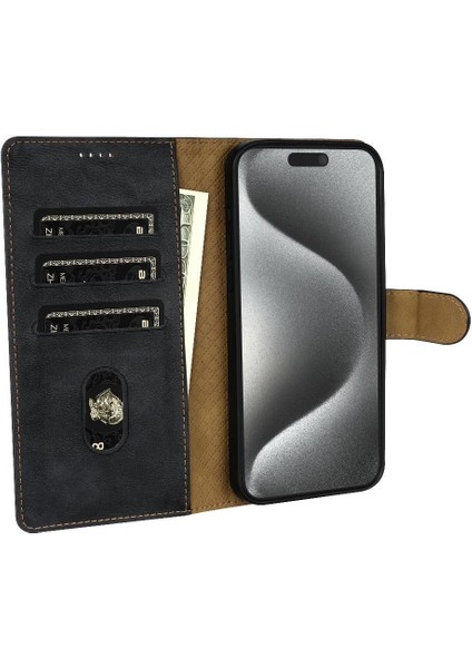IPhone 12 Için Flip Case Pro Max Manyetik Kapatma Kart Yuvaları Yan Cep (Yurt Dışından)