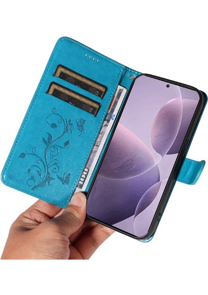 Xiaomi Redmi K70 Cüzdan Telefon Kılıfı Için Kılıf Kabartmalı Kelebek ile Yüksek (Yurt Dışından) indirimleri