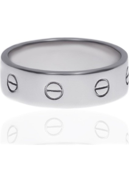 Kadın Sembol Detay Gümüş Yüzük