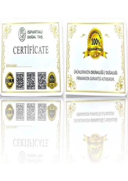 Sertifikalı Gold Obsidyen Doğaltaş Kolye