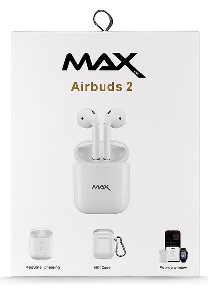 Airbuds 2 / Pro 2 Bluetooth Kulak Içi Kulaklık Silikon Hediyeli