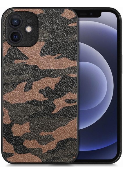 IPhone 12 Mini Camo Tasarım Hafif Anti Damla Kablosuz (Yurt Dışından)