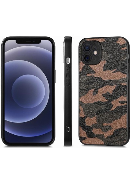 IPhone 12 Mini Camo Tasarım Hafif Anti Damla Kablosuz (Yurt Dışından)