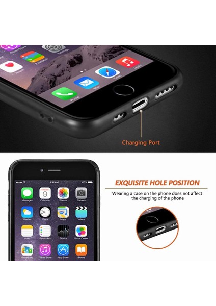 IPhone 6 Için Kılıf Artı Kablosuz Şarj Özgürlüğü Anti Damla Hafif (Yurt Dışından)