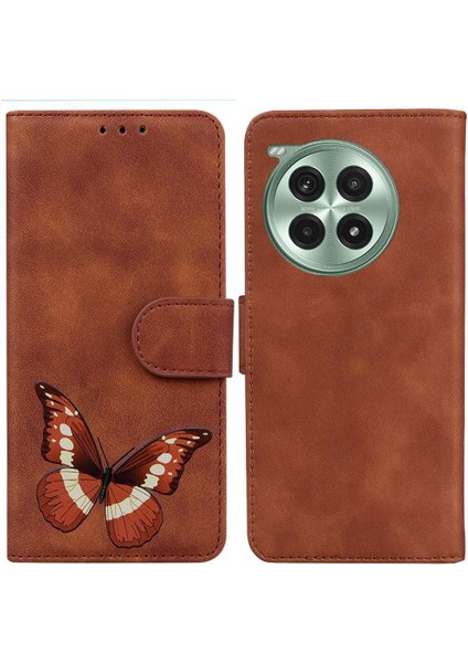 Oneplus Ace 3 Pro Için Flip Case Kelebek Flip Folio Kapak Cüzdan Renk (Yurt Dışından)
