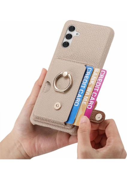 Samsung Galaxy A54 5g Premium Dokulu Deri Kart Yuvaları Halka (Yurt Dışından) indirimleri