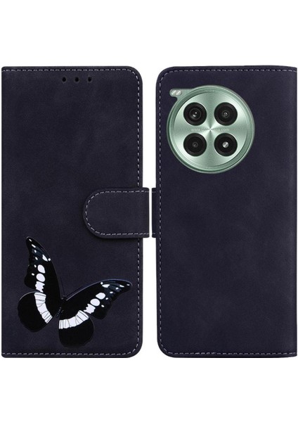 Oneplus Ace 3 Pro Için Flip Case Kelebek Flip Folio Kapak Cüzdan Renk (Yurt Dışından)