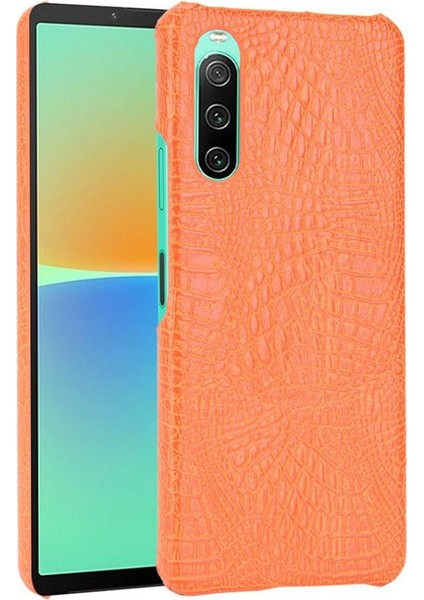 Sony Xperia 10 Iv Klasik Timsah Moda Kapak Için Şık Klasik Kılıf (Yurt Dışından)