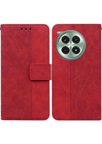 Oneplus Ace 3 Pro Flip Için Flip Case Folio Premium Pu Deri Cüzdan Kapak (Yurt Dışından)