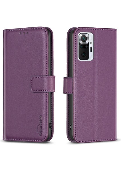 Xiaomi Redmi Not 10 Için Flip Case Pro Max Deri Kılıf Cüzdan Çoklu Kart (Yurt Dışından)