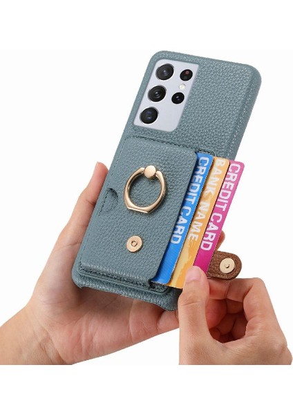 Samsung Galaxy S21 Ultra Kart Yuvaları Halka Standı Premium Dokulu (Yurt Dışından) modelleri