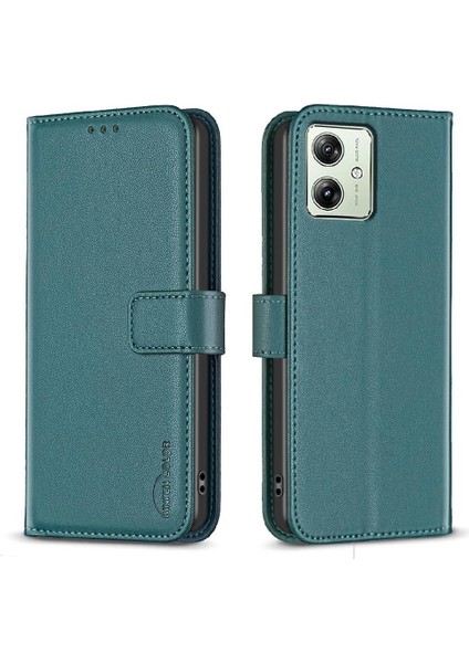 Motorola Moto G54 5g Çok Renkli Iş Deri Çanta Yuvası Için Flip Case (Yurt Dışından)