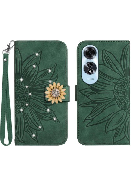 Oppo A60 4g Kart Tutucu Için Kılıf Darbeye Dayanıklı Tpu Kabuk Flip Cüzdan Kredi (Yurt Dışından)