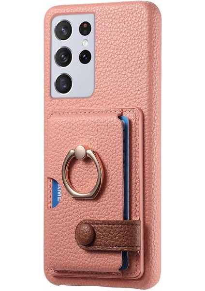 Samsung Galaxy S21 Ultra Kart Yuvaları Halka Standı Premium Dokulu (Yurt Dışından) indirimleri