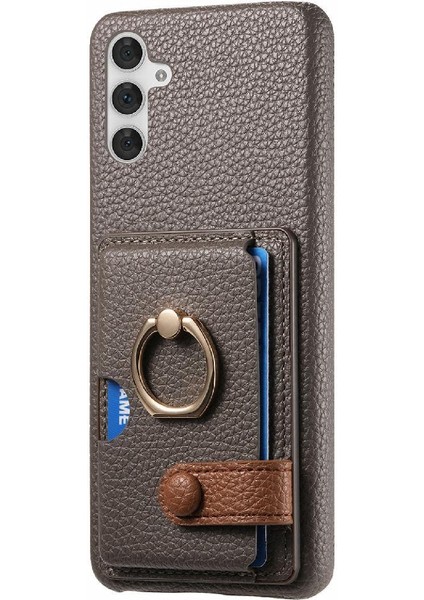 Samsung Galaxy A54 5g Premium Dokulu Deri Kart Yuvaları Halka (Yurt Dışından) indirimleri