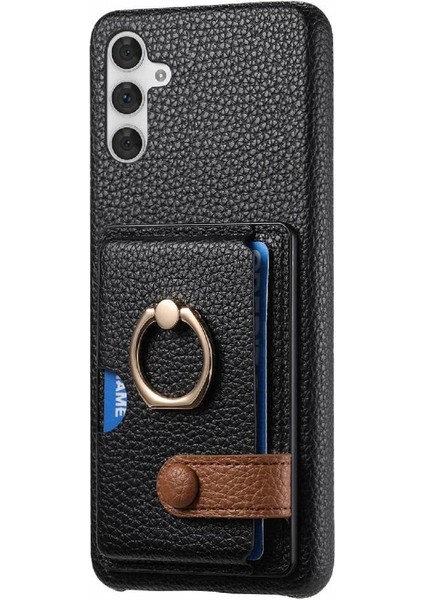 Samsung Galaxy A54 5g Premium Dokulu Deri Kart Yuvaları Halka (Yurt Dışından) indirimleri