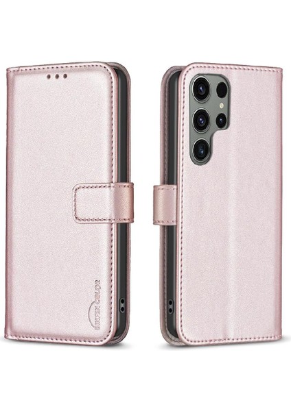 Samsung Galaxy S23 Ultra Deri Kılıf Cüzdan Çoklu Kart Yuvası Için Flip Case (Yurt Dışından)