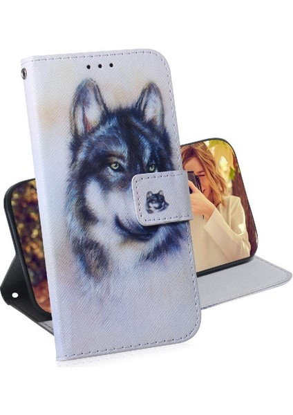 Xiaomi Poco F5 Pro Manyetik Kapatma Kart Yuvaları Için Flip Case Boyalı Pu (Yurt Dışından)