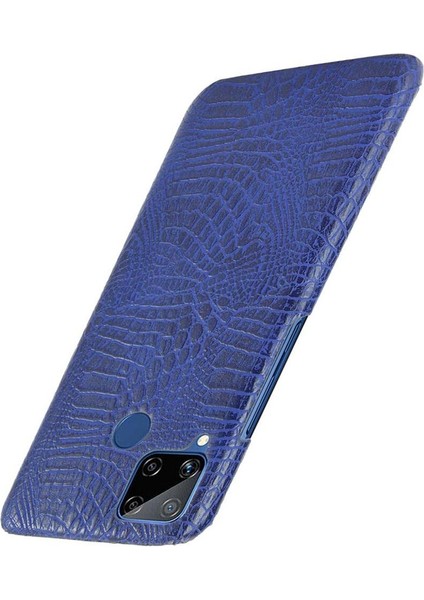 Realme C15 Anti Scratch Klasik Timsah Moda Için Şık Klasik Durumda (Yurt Dışından) modelleri