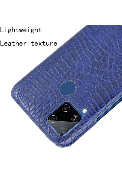 Realme C15 Anti Scratch Klasik Timsah Moda Için Şık Klasik Durumda (Yurt Dışından) fırsatları