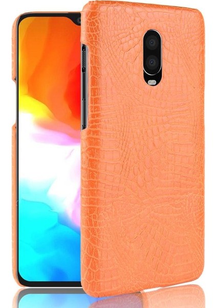 Oneplus 6t Klasik Timsah Moda Koruyucu Için Şık Klasik Kılıf (Yurt Dışından)