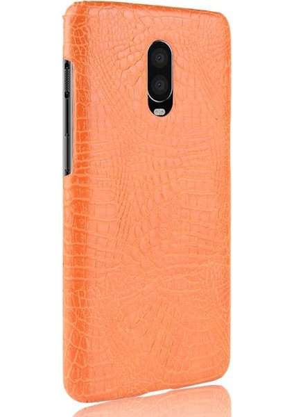 Oneplus 6t Klasik Timsah Moda Koruyucu Için Şık Klasik Kılıf (Yurt Dışından)