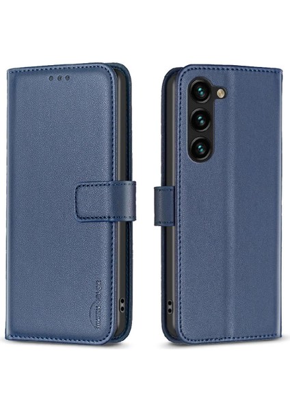 Samsung Galaxy S23 Deri Çanta Çok Renkli Iş Cüzdan Için Flip Case (Yurt Dışından)