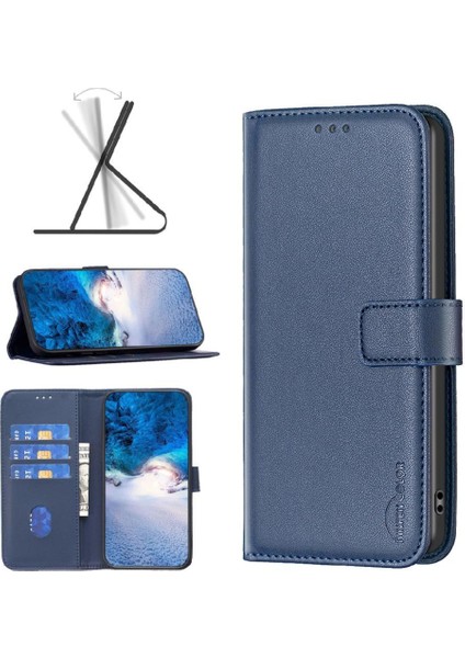 Manyi Mall Huawei Mate 60 Pro Için Flip Case Artı Deri Çanta Iş Çok Renkli (Yurt Dışından)