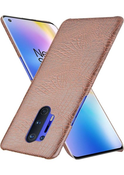 Oneplus 8 Pro Klasik Timsah Moda Kapak Için Şık Klasik Kılıf (Yurt Dışından) modelleri