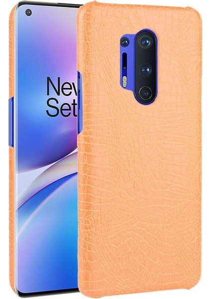 Oneplus 8 Pro Klasik Timsah Moda Kapak Için Şık Klasik Kılıf (Yurt Dışından)
