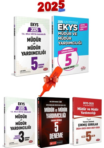 2025 EKYS Müdür ve Müdür Yardımcılığı Sınavı Deneme ve Çıkmış Sorular Seti