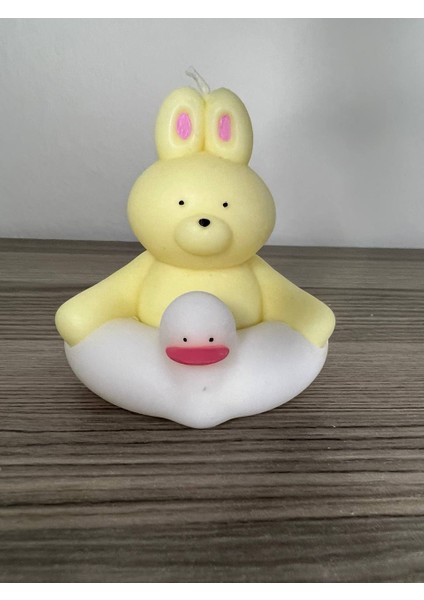 Sevimli Tavşan Mum, Havuzda Yüzen Tavşan Mum, Tavşan Mum, Hayvan Mum