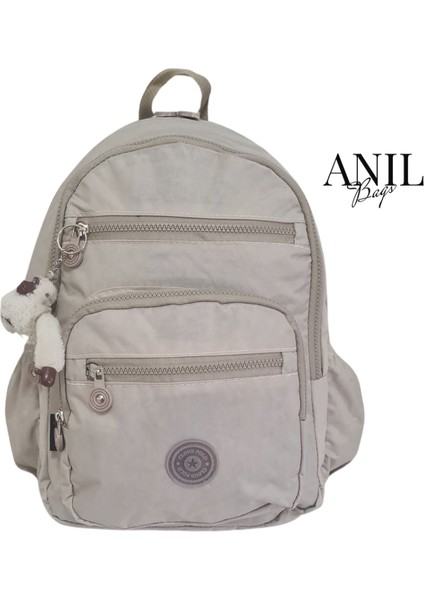 Anıl Bags Krinkıl Kumaş Suya Dayanıklı Klinkır Sırt Çantası/laptop Seyahat Okul Çanta