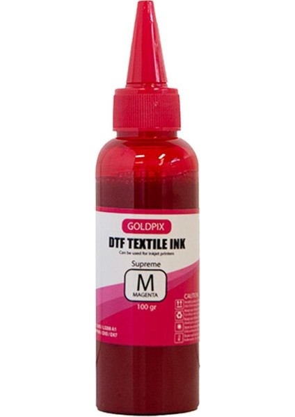 Tortusuz Kırmızı Dtf Mürekkebi - Magenta 100GR.